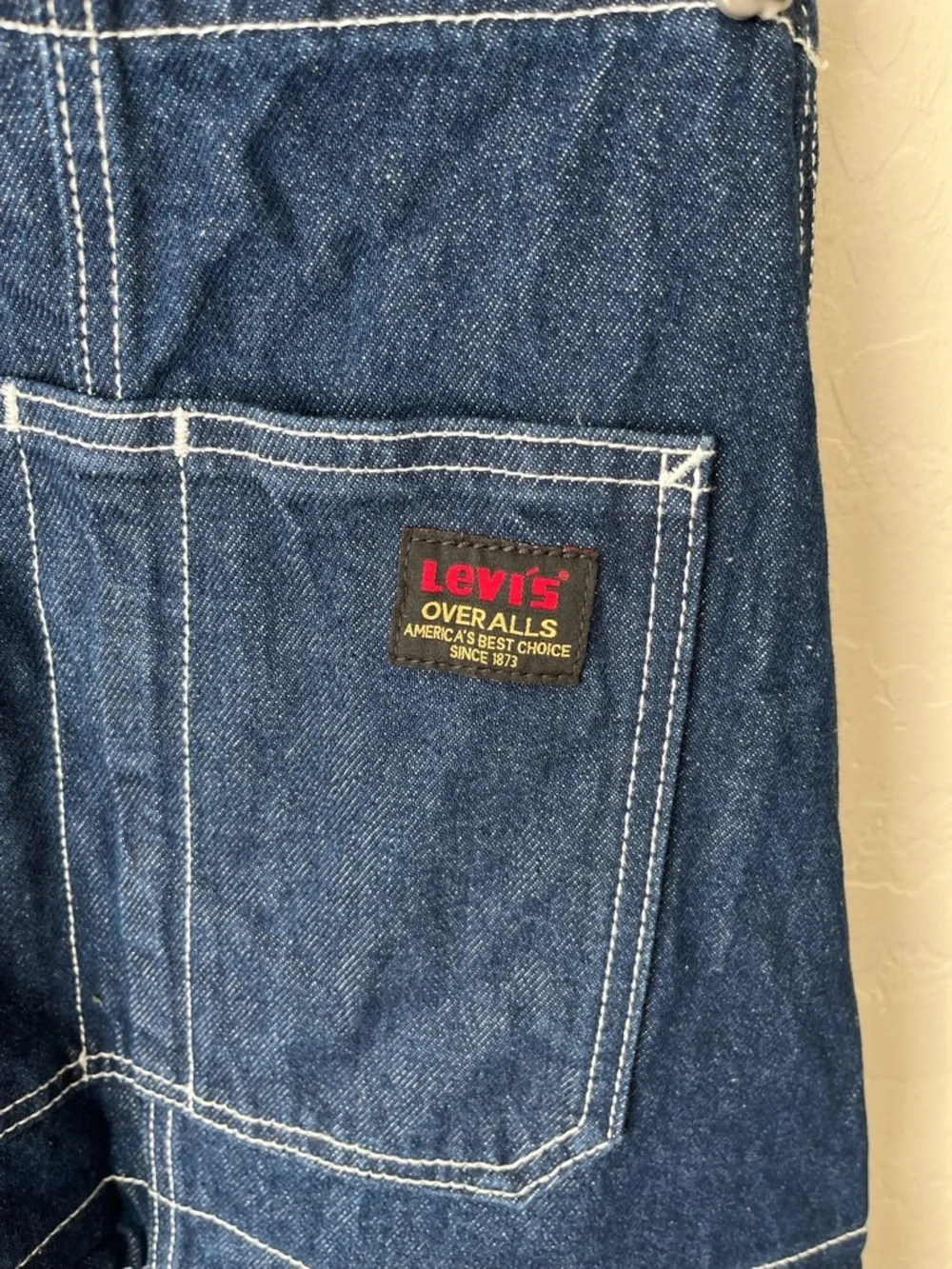 Levi’s Men’s RT Carpenter 100% Cotton Denim Dark Wash Overalls Size XL